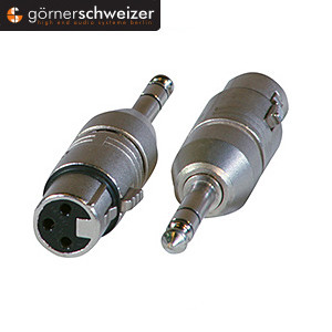 Adapterstecker Klinke > XLR female, symmetrisch